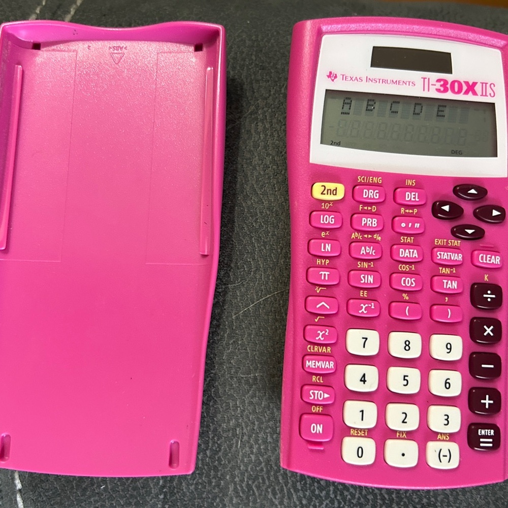 Texas Instruments TI-30X IIS Pink Calculator